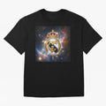 The Real Madrid Galaxy Oversized T-Shirt Support the Legends of Global Football Passion for FIFA World Cup 2026 USA Canada Mexico, Highlighting Haaland, England, Supporter Pride, Iconic Celebrations, Legendary Names and Global Match Day Energy;