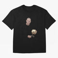 Ronaldo Iconic Ballon d¡¯Or Football Art Oversized T-Shirt Remember FIFA World Cup 2026 Group Stage for Fans of Messi and Cristiano Ronaldo and England, France and Netherlands, Bringing Retro Football Energy, Iconic Rivalries, Trophy Chase Drama