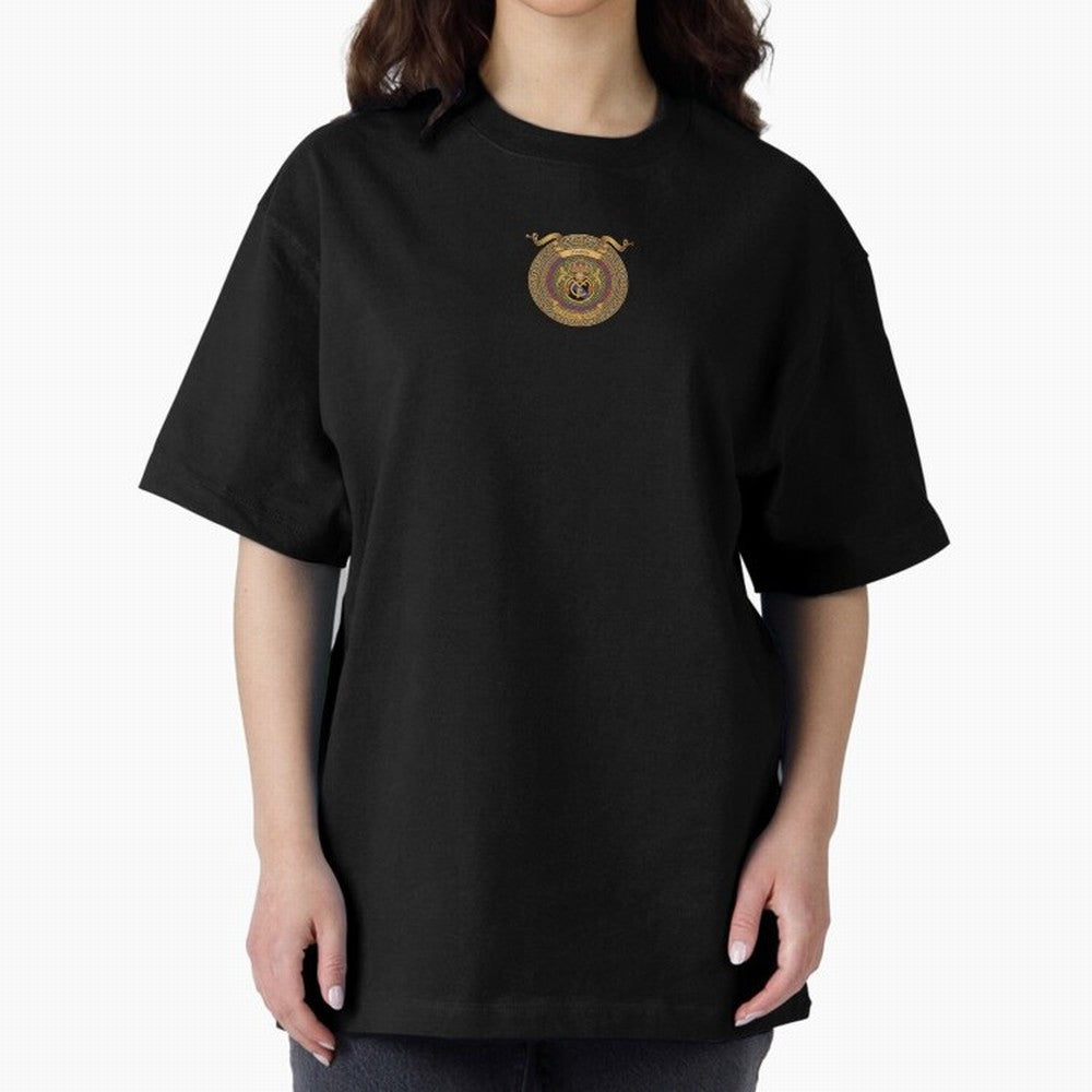 The Crown of the Eternal Realm Oversized T-Shirt Bring Retro Soccer Energy to FIFA World Cup 2026 Spirit, Filled with England, Messi, Stadium Chants, National Pride, Trophy Dreams and Unforgettable Football Memories; Created for Match Day Parties,