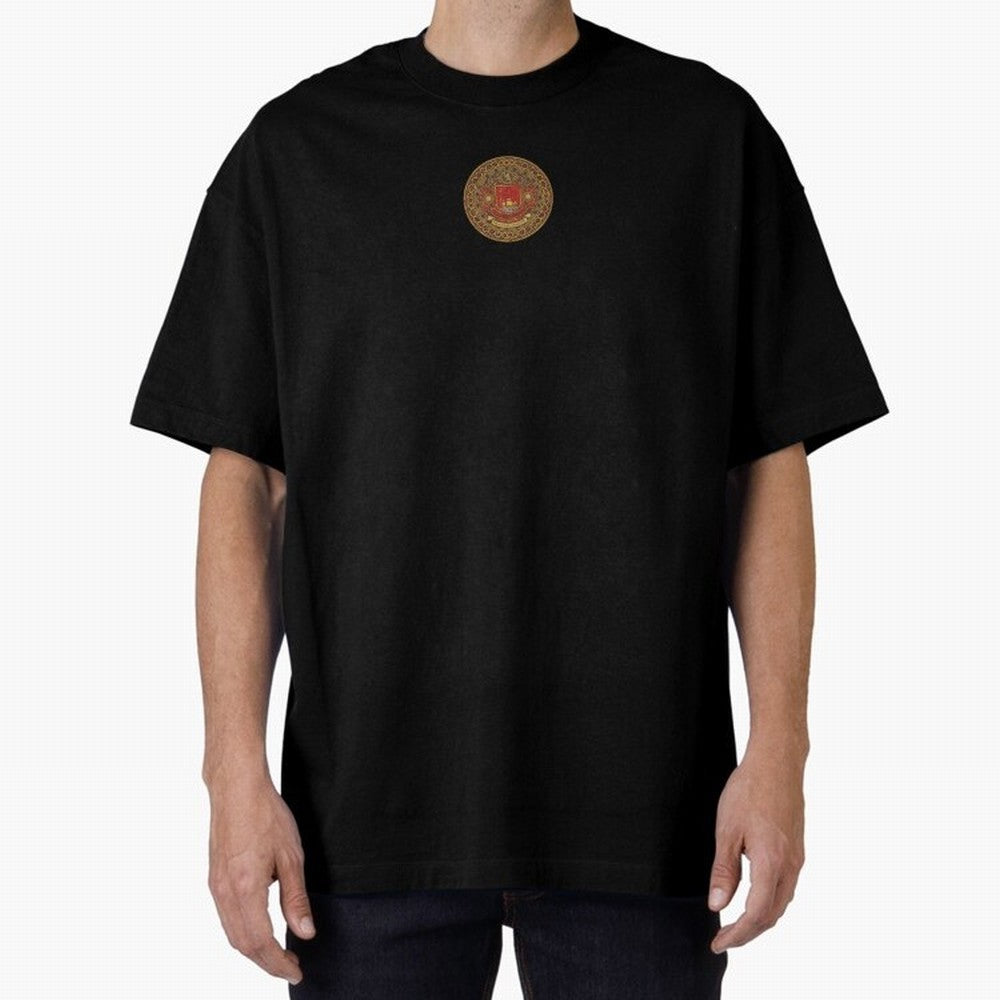 The Crimson Dominion Oversized T-Shirt Fuel Global Football Passion for FIFA World Cup 2026 Group Stage, Inspired by Neymar, France and Portugal, Goal Celebration Energy, Supporter Heritage, Football Icons and Worldwide Tournament Joy; Perfect for