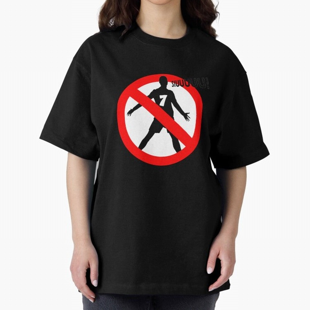 No Siiuuu Number 7 Soccer Meme Oversized T-Shirt Create FIFA World Cup 2026 USA Canada Mexico Spirit, Highlighting Germany, Messi, Tournament Hype, Historic Matchups, Family Viewing Parties and Global Sports Pride; Ideal for Fans Who Follow Messi,