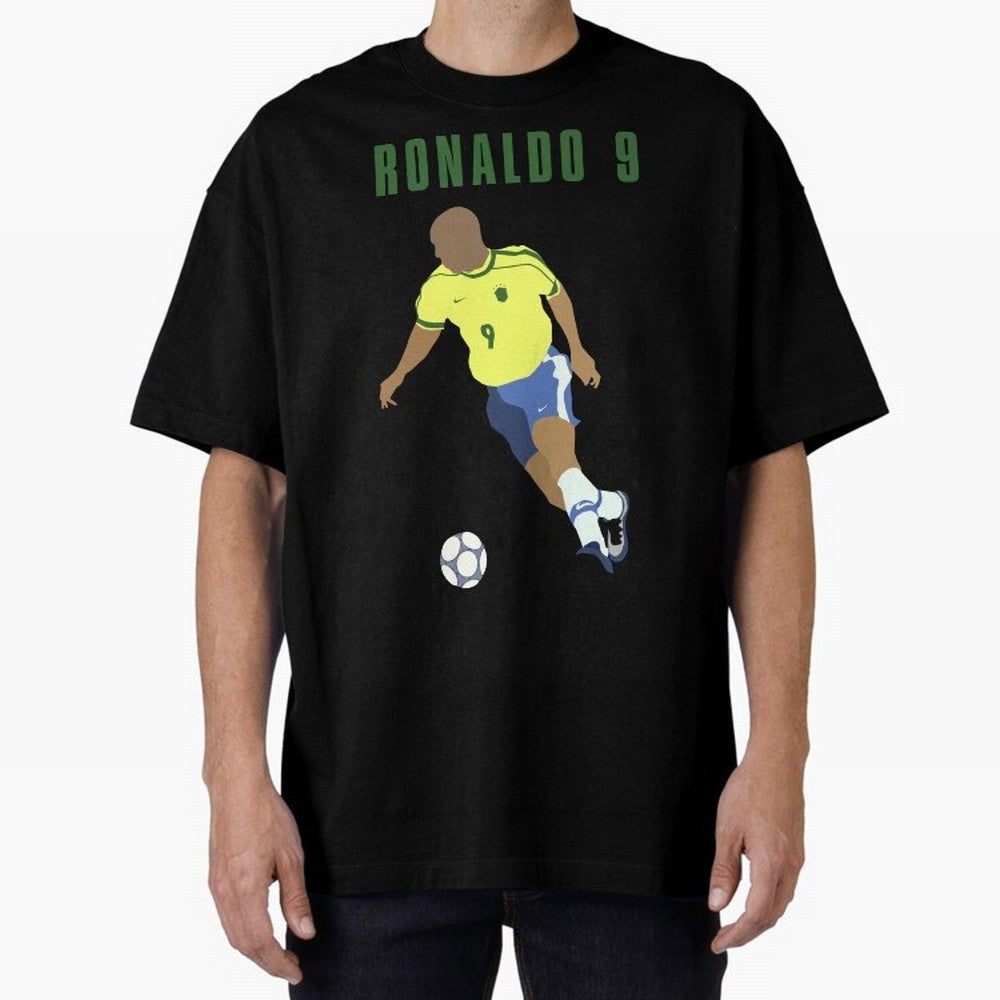 BRAZIL 9 Oversized T-Shirt Make Every Match About Match Day Hype around FIFA World Cup 2026 USA Canada Mexico, CR7, Argentina, Stadium Memories, Football Loyalty, International Chants and Championship Tradition; Perfect for People Who Love