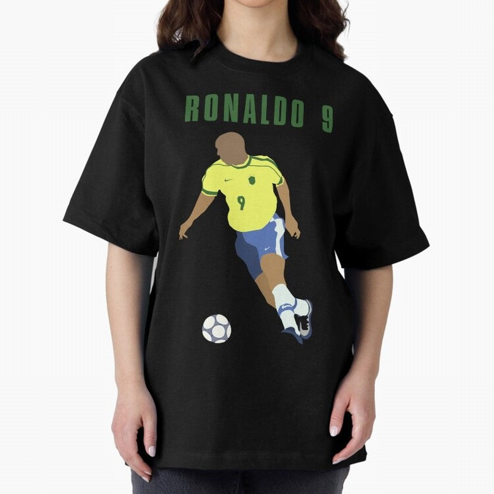 BRAZIL 9 Oversized T-Shirt Make Every Match About Match Day Hype around FIFA World Cup 2026 USA Canada Mexico, CR7, Argentina, Stadium Memories, Football Loyalty, International Chants and Championship Tradition; Perfect for People Who Love