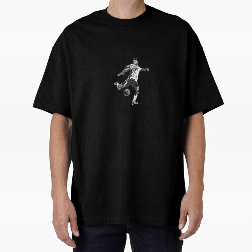 Fooball player Oversized T-Shirt Show Your Love for FIFA World Cup 2026 Group Stage Spirit, Built around Argentina, Neymar, Haaland and Cristiano Ronaldo, Global Supporter Spirit, Legendary Goals, National Colors and Tournament Celebration; Made