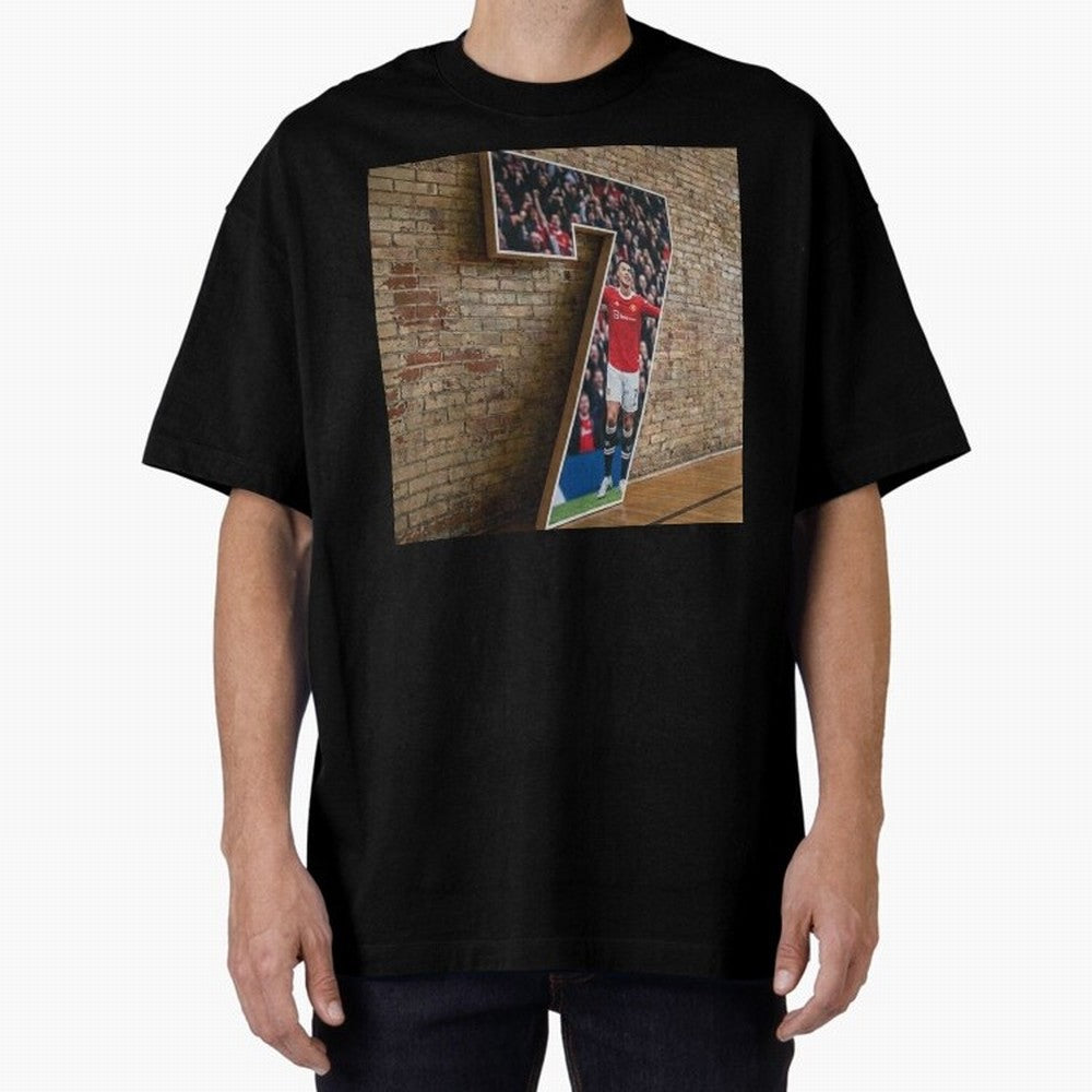 number 7 Oversized T-Shirt Celebrate the Magic of FIFA World Cup 2026 USA Canada Mexico for Fans of Messi, CR7 and Mbappe and Brazil, Portugal and Argentina, Bringing Football Passion, Legendary Performances, Festival Vibes and Supporter Community;