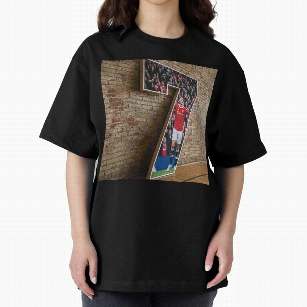 number 7 Oversized T-Shirt Celebrate the Magic of FIFA World Cup 2026 USA Canada Mexico for Fans of Messi, CR7 and Mbappe and Brazil, Portugal and Argentina, Bringing Football Passion, Legendary Performances, Festival Vibes and Supporter Community;