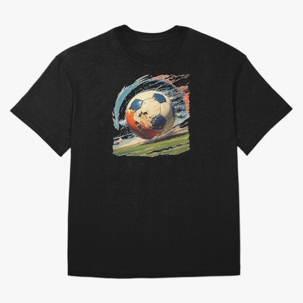 Soccer Ball in Fight Oversized T-Shirt Support Your Favorite Stars during FIFA World Cup 2026 Spirit, Centered on Portugal, Spain and Germany, Cristiano Ronaldo, Match Day Excitement, Supporter Culture, Golden Goals and Global Football Passion;