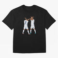 Ronaldo Madrid Celebration Duo Oversized T-Shirt Capture Global Football Passion for FIFA World Cup 2026 USA Canada Mexico, Built around Messi and Cristiano Ronaldo, Portugal, Stadium Chants, National Pride, Trophy Dreams and Unforgettable Football