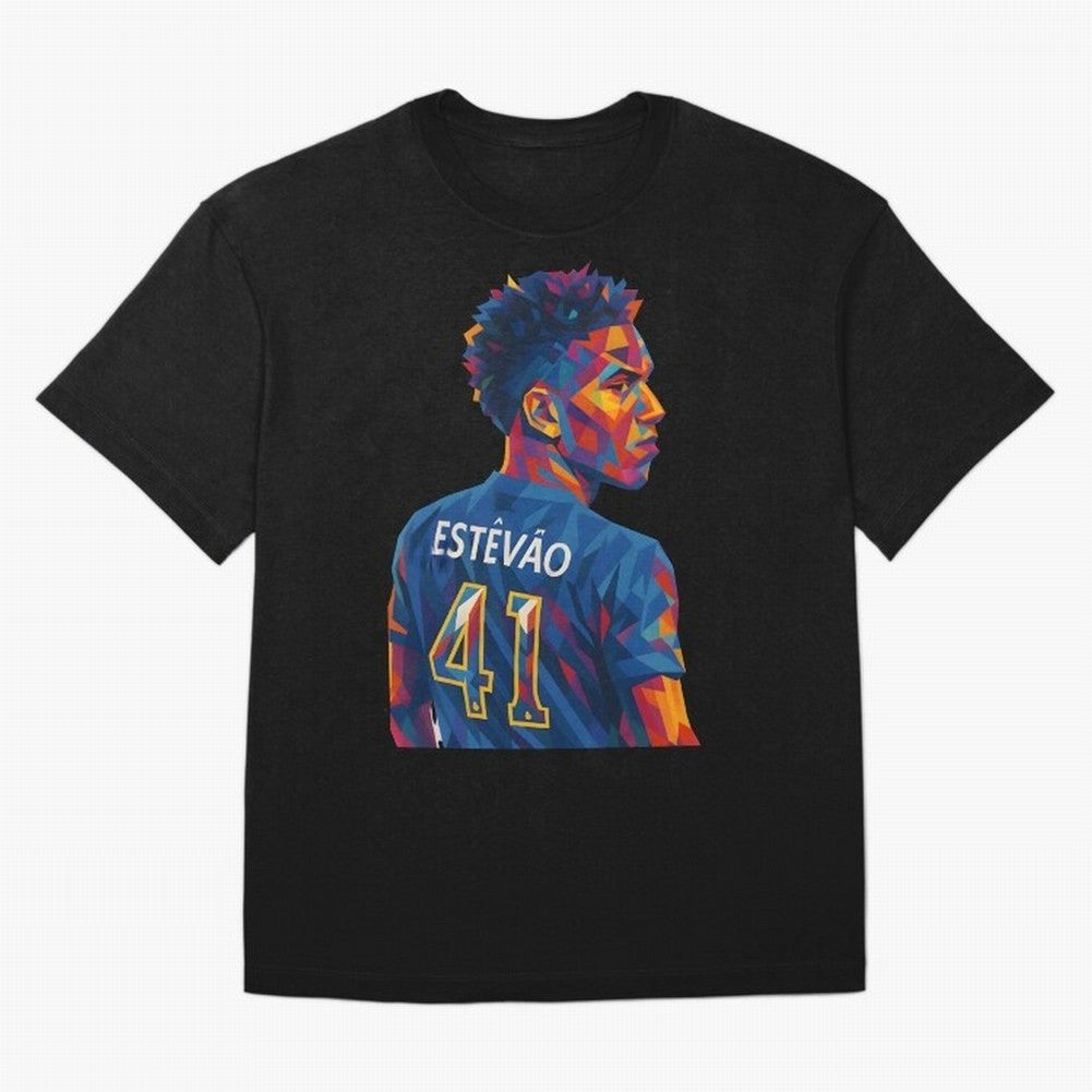 Est¨ºv?o Oversized T-Shirt Show Fan Pride Across Global Football Passion for FIFA World Cup 2026, Centered on Haaland, England, Retro Football Energy, Iconic Rivalries, Trophy Chase Drama and Stadium Atmosphere; Perfect for People Who Love