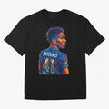Est¨ºv?o Oversized T-Shirt Show Fan Pride Across Global Football Passion for FIFA World Cup 2026, Centered on Haaland, England, Retro Football Energy, Iconic Rivalries, Trophy Chase Drama and Stadium Atmosphere; Perfect for People Who Love