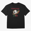 Camiseta Portugal 2026 - Bola de Futebol e Design Galo de Barcelos. Oversized T-Shirt Make Every Kick Count in FIFA World Cup 2026 Spirit, Connected to France, CR7, Soccer Culture, Superstar Moments, National Team Dreams and Competitive Fire;
