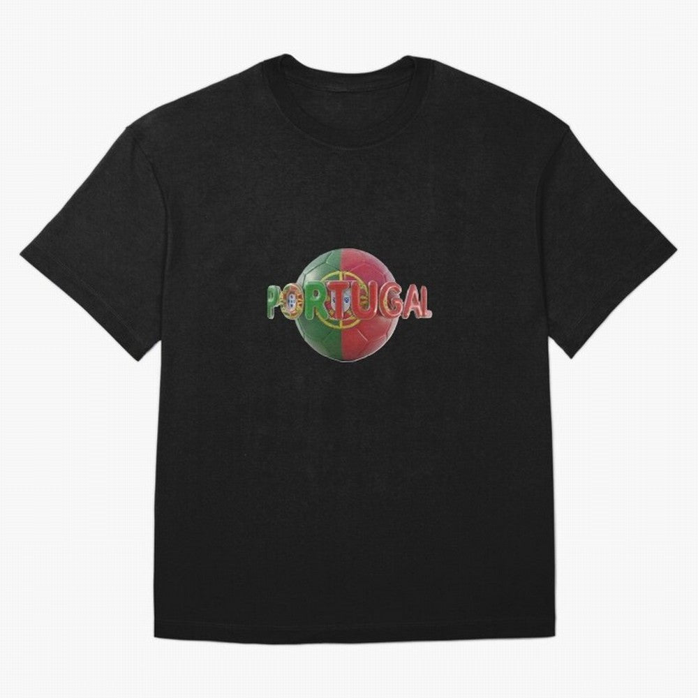 Portugal Soccer World Cup Oversized T-Shirt Follow the Road to FIFA World Cup 2026 USA Canada Mexico Spirit, Celebrating Portugal, Cristiano Ronaldo, Haaland and CR7, Classic Soccer Heritage, Championship Pressure, Fan Loyalty and International