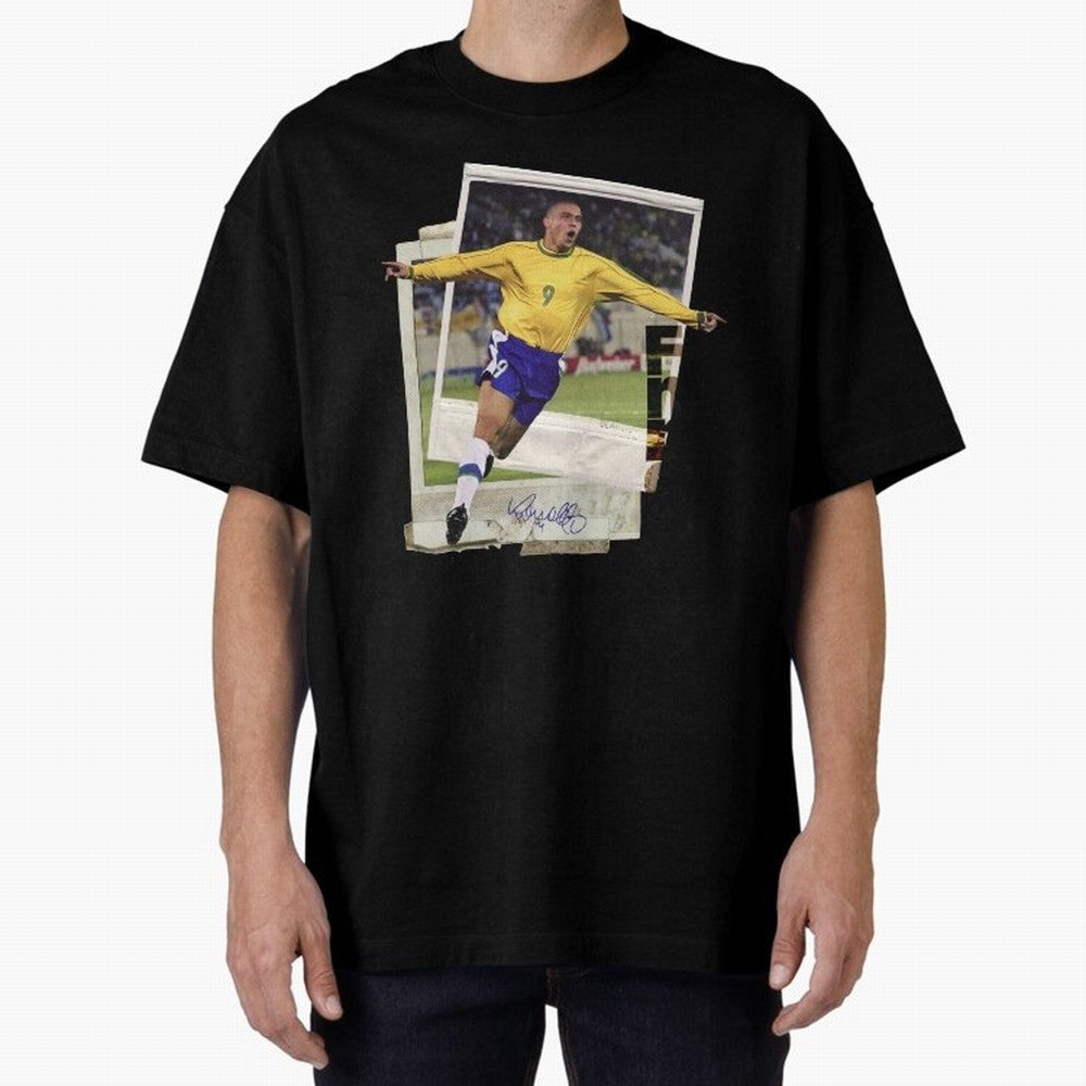 Ronaldo the phenomenon Oversized T-Shirt Remember FIFA World Cup 2026 for Fans of Haaland and Spain, Bringing Football History, Final Match Energy, Crowd Noise and Once in a Lifetime Moments; Perfect for Supporters Who Want Bold Football Energy,