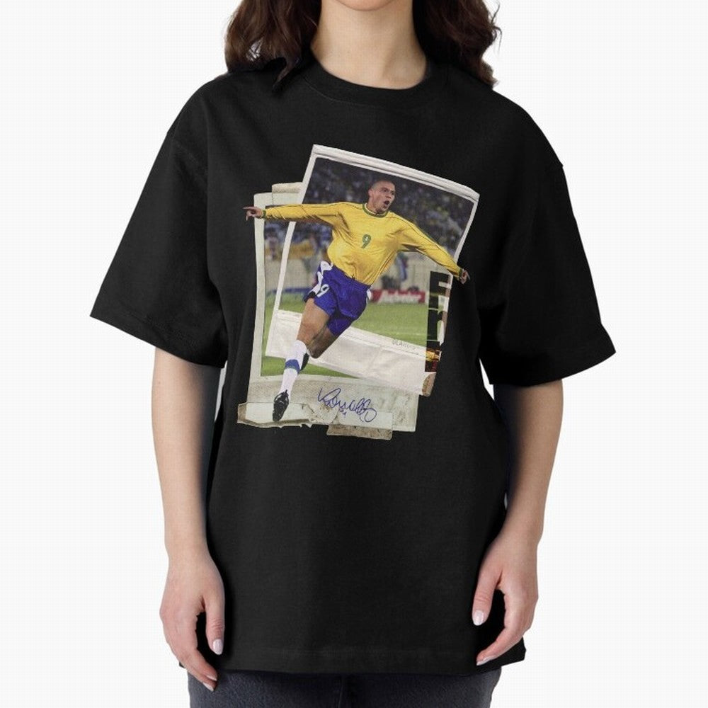Ronaldo the phenomenon Oversized T-Shirt Remember FIFA World Cup 2026 for Fans of Haaland and Spain, Bringing Football History, Final Match Energy, Crowd Noise and Once in a Lifetime Moments; Perfect for Supporters Who Want Bold Football Energy,