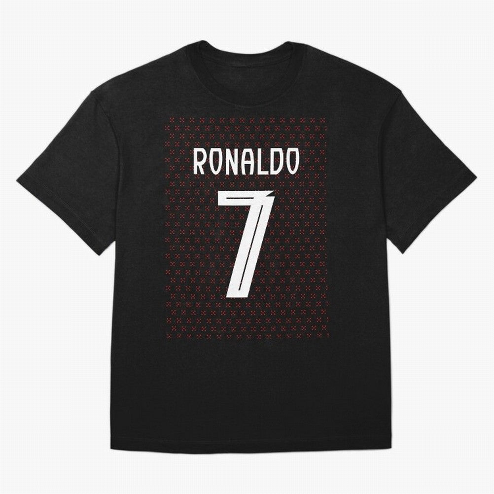 Christiano Ronaldo Portugal Kit 2025 Oversized T-Shirt Upgrade FIFA World Cup 2026 for Fans of Mbappe and England, Bringing Football Festival Excitement, Trophy Ambitions, Country Rivalries and Star Player Buzz; Ideal for Passionate Fans Who Love