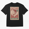 Vintage Portuguese Football Legend No.7 Poster, sticker ¨C Retro Soccer Icon Art for Fans of Manchester, Madrid & Juventus Oversized T-Shirt Celebrate Every Goal in Global Football Passion for FIFA World Cup 2026, Filled with Messi, CR7 and Mbappe,