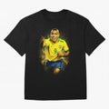 Ronaldo Naz¨¢rio Oversized T-Shirt Capture FIFA World Cup 2026 Group Stage Filled with CR7 and Messi, Argentina and Brazil Energy, Retro Football Energy, Iconic Rivalries, Trophy Chase Drama and Stadium Atmosphere; Perfect for Supporters Who Want