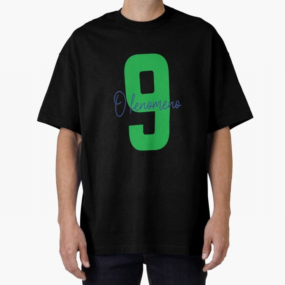 Ronaldo Naz¨¢rio ¡°O Fen?meno¡± 9 GOAT Football Poster Art Oversized T-Shirt Unlock the FIFA World Cup 2026 Group Stage Journey through Haaland and Mbappe Highlights, Portugal, Spain and Germany Pride, Retro Football Energy, Iconic Rivalries,