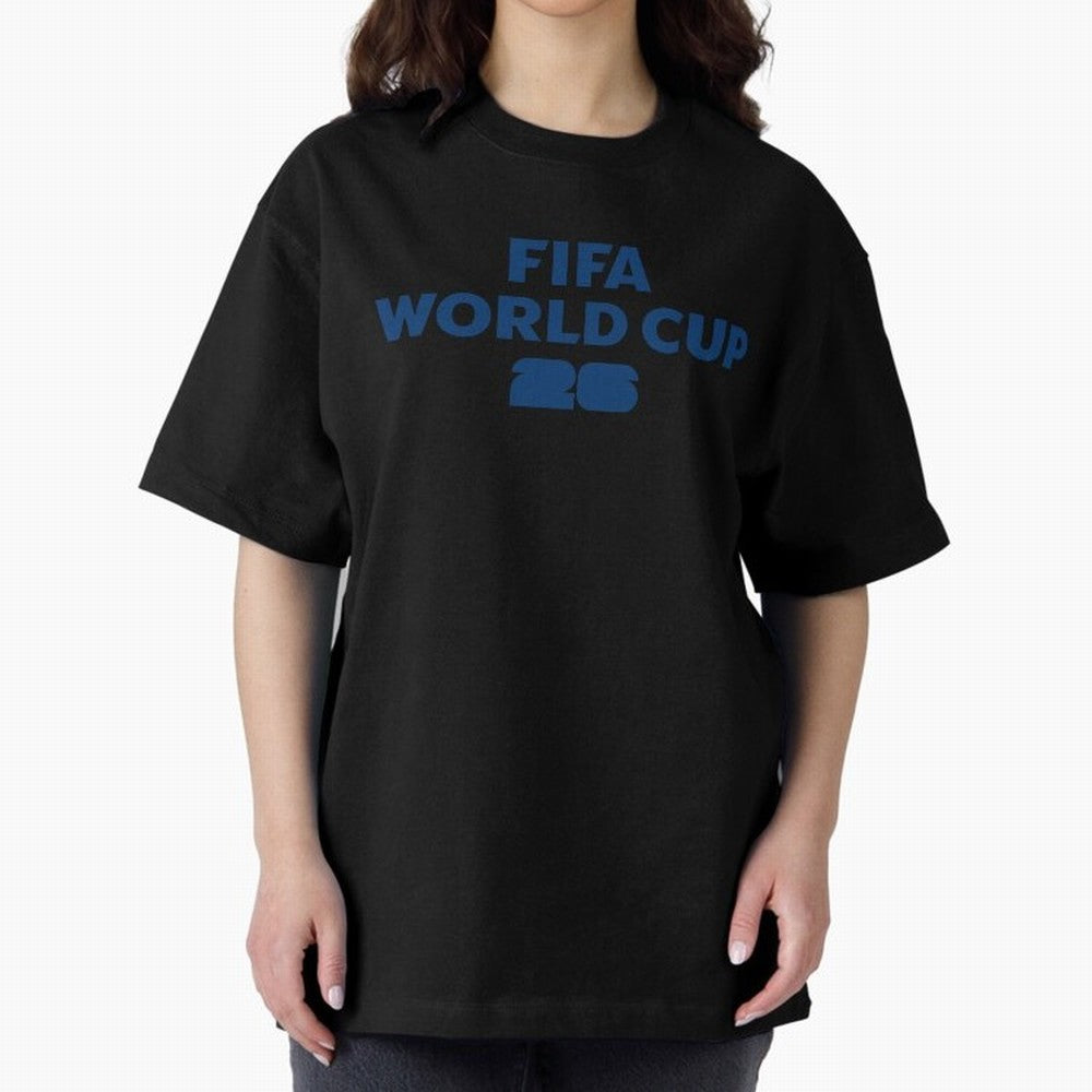The Biggest Tournament in the World Oversized T-Shirt Upgrade the FIFA World Cup 2026 USA Canada Mexico Journey through Messi and Cristiano Ronaldo Highlights, Brazil, Portugal and Argentina Pride, Vintage Soccer Flavor, Modern Football Stars,
