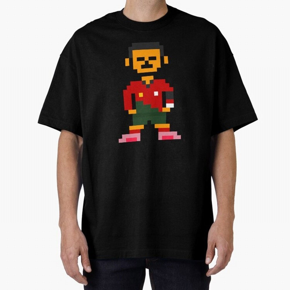 Pixel Pose Ronaldo Oversized T-Shirt Represent the Passion of FIFA World Cup 2026 Group Stage Built around CR7 and Messi, Netherlands Energy, Football History, Final Match Energy, Crowd Noise and Once in a Lifetime Moments; Perfect for Supporters