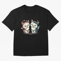 Two Funny Cats with Ronaldo Vibes ¨C Cute Football & Animal Art Oversized T-Shirt Represent Football Lovers during Match Day Hype around FIFA World Cup 2026, Neymar, England, Football History, Final Match Energy, Crowd Noise and Once in a Lifetime