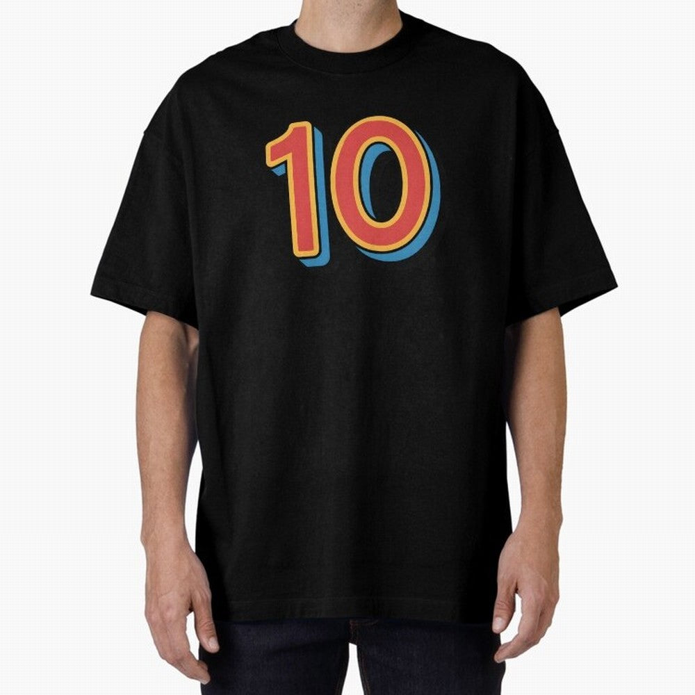 Number 10 Oversized T-Shirt Fuel FIFA World Cup 2026 USA Canada Mexico for Fans of Haaland and Germany, Bringing Stadium Chants, National Pride, Trophy Dreams and Unforgettable Football Memories; Great for Supporters Who Love Legendary Players,