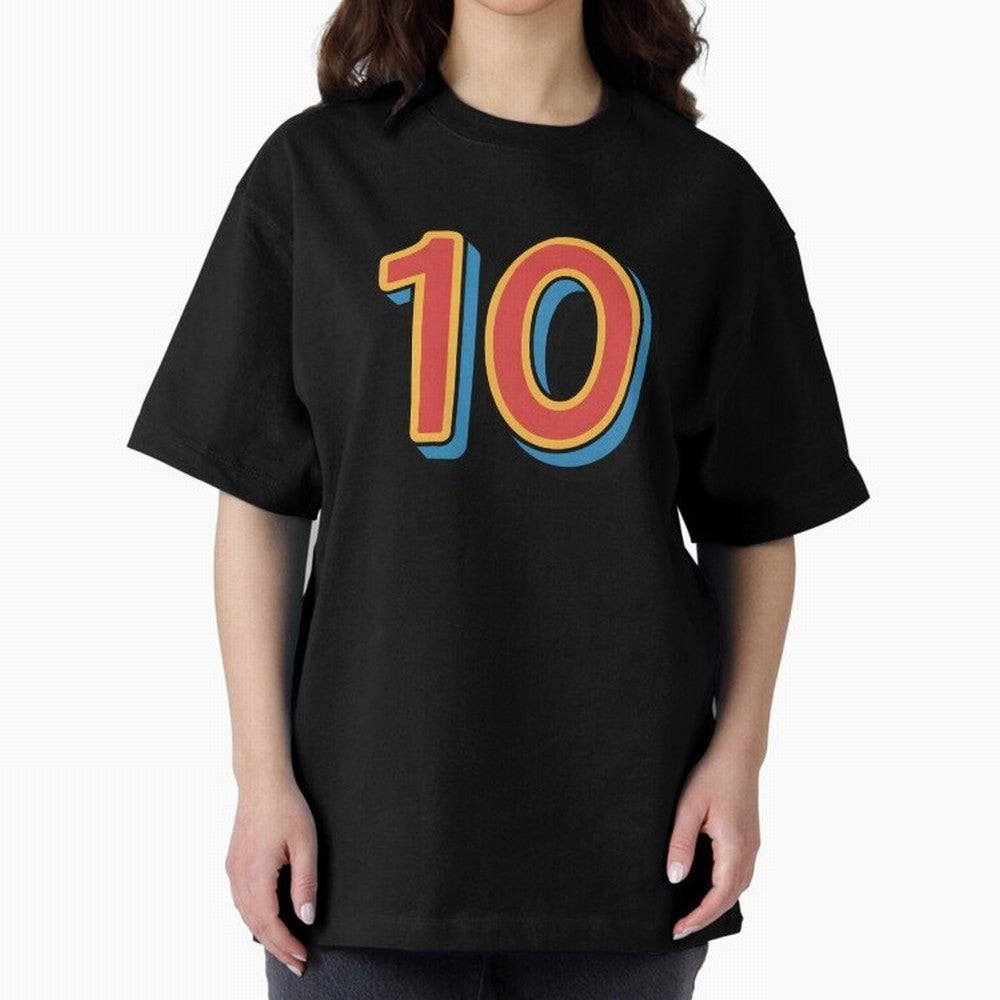 Number 10 Oversized T-Shirt Fuel FIFA World Cup 2026 USA Canada Mexico for Fans of Haaland and Germany, Bringing Stadium Chants, National Pride, Trophy Dreams and Unforgettable Football Memories; Great for Supporters Who Love Legendary Players,