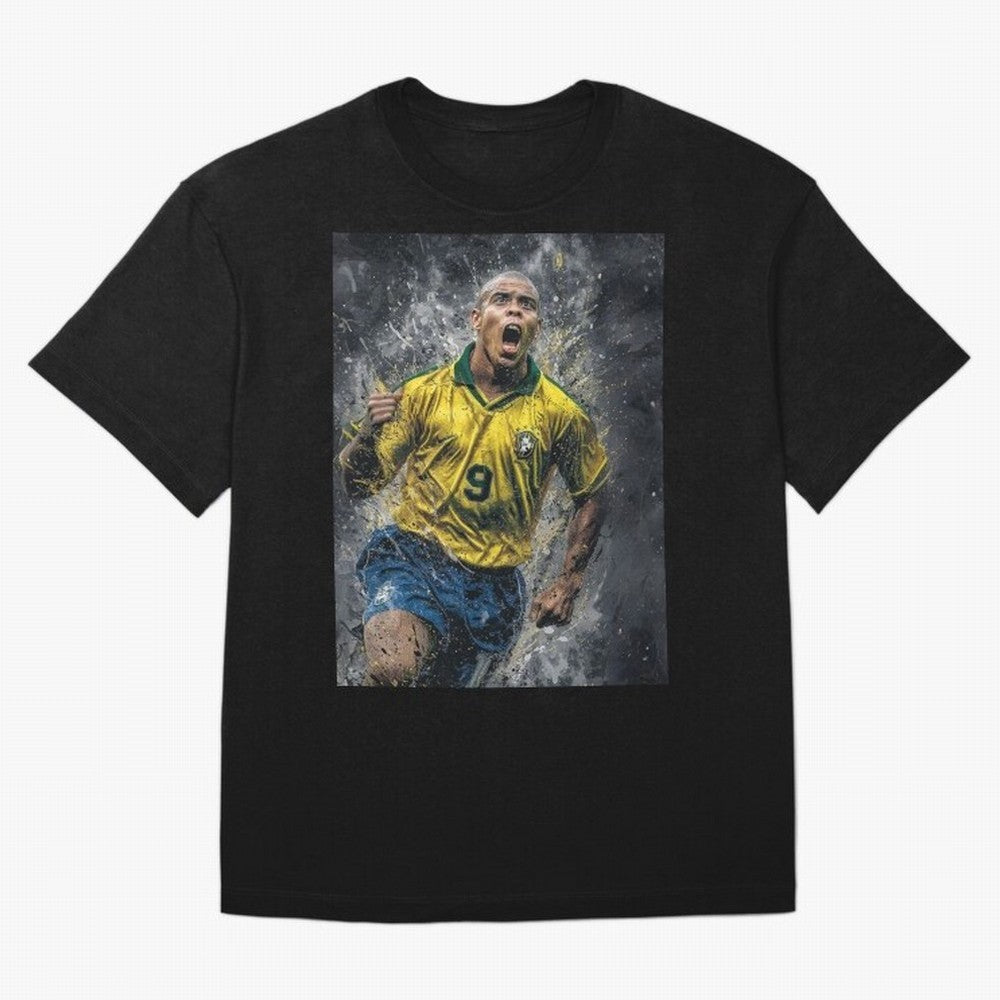 Ronaldo Naz¨¢rio - Il Fenomeno (Brazil) Oversized T-Shirt Bring World Football Passion into Global Football Passion for FIFA World Cup 2026 USA Canada Mexico, with Haaland and Mbappe, Portugal, Football Festival Excitement, Trophy Ambitions,