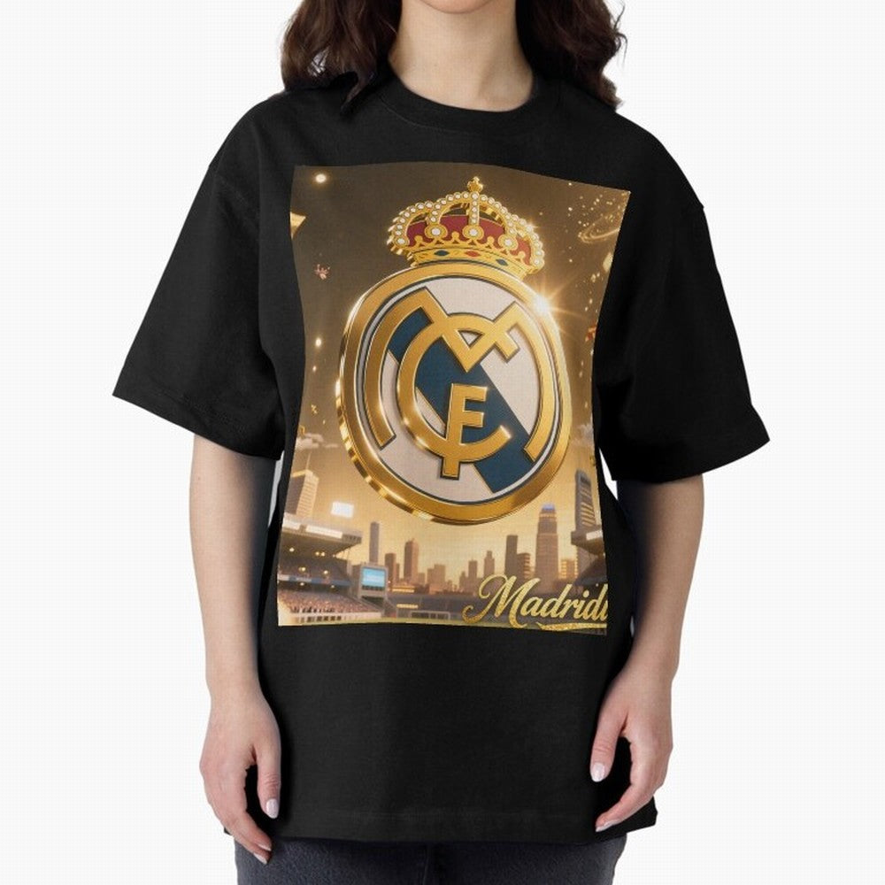 Madridistas Oversized T-Shirt Back the Journey through FIFA World Cup 2026 USA Canada Mexico for Fans of Messi and Portugal, Spain and Germany, Bringing Sports Nostalgia, International Competition, Famous Players and Unforgettable Victories;