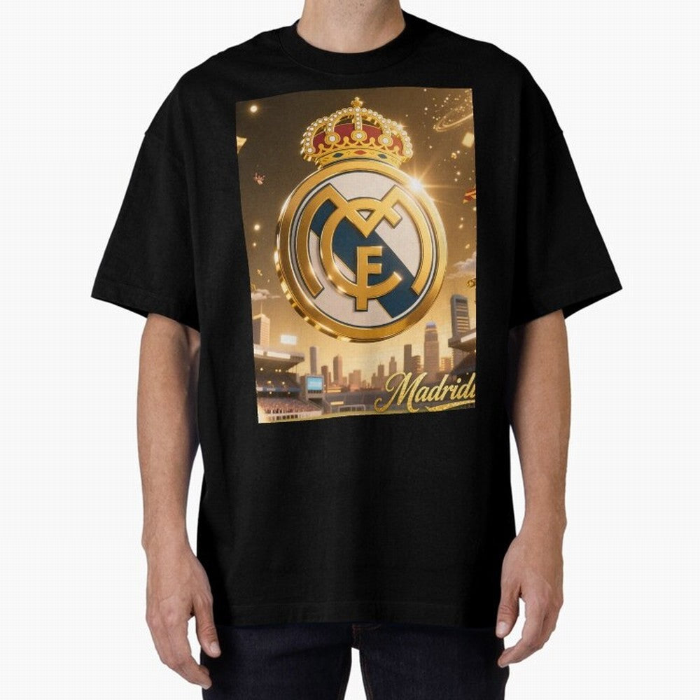 Madridistas Oversized T-Shirt Back the Journey through FIFA World Cup 2026 USA Canada Mexico for Fans of Messi and Portugal, Spain and Germany, Bringing Sports Nostalgia, International Competition, Famous Players and Unforgettable Victories;