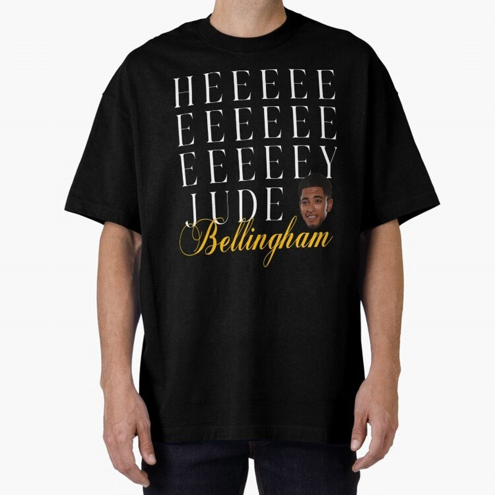 Jude Bellingham Oversized T-Shirt Show Your Tournament Heart for Global Football Passion for FIFA World Cup 2026 Group Stage, Driven by Haaland, France, Goal Celebration Energy, Supporter Heritage, Football Icons and Worldwide Tournament Joy; Ideal