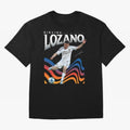 Hirving Lozano San Diego FC Oversized T-Shirt Elevate the FIFA World Cup 2026 Journey through CR7 and Messi Highlights, Argentina and Brazil Pride, Sports Nostalgia, International Competition, Famous Players and Unforgettable Victories; Perfect for