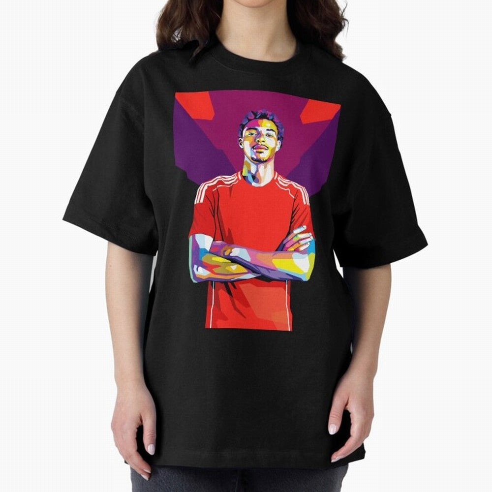 Ekitike in WPAP Style Oversized T-Shirt Celebrate Football Heritage in FIFA World Cup 2026 USA Canada Mexico Inspired by CR7 and Messi, France Energy, Game Day Rituals, Football Legends, Country Pride and the Road to the Final; Perfect for People