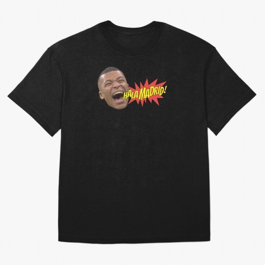 Real Madrid - Kylian Mbapp¨¦ Hala Madrid Oversized T-Shirt Make Every Match About the FIFA World Cup 2026 Journey through Neymar, Haaland and Cristiano Ronaldo Highlights, Portugal, Spain and Germany Pride, Stadium Chants, National Pride, Trophy