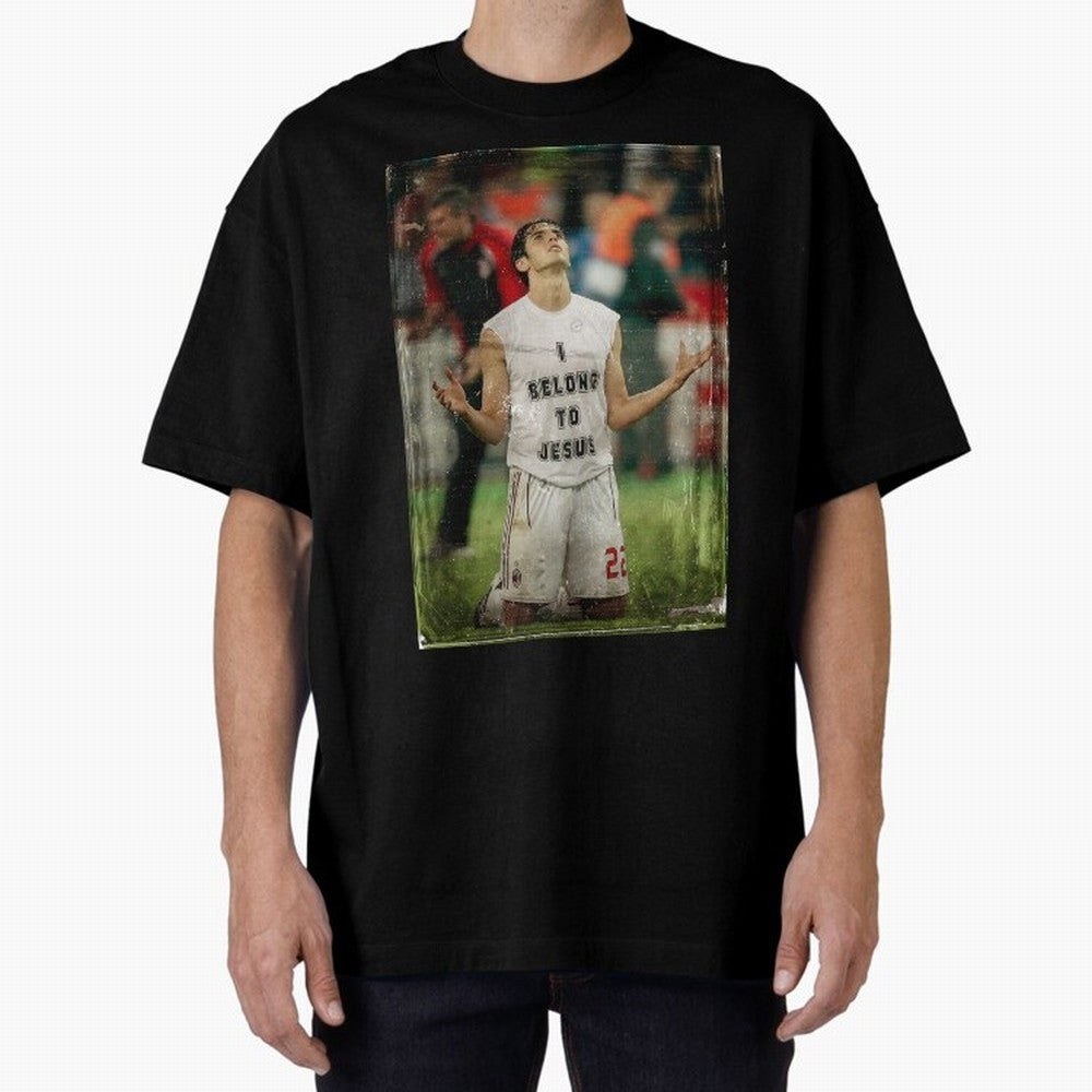 Ricardo Kaka Oversized T-Shirt Show Championship Spirit for Match Day Hype around FIFA World Cup 2026, Messi and Cristiano Ronaldo, Germany, Supporter Pride, Iconic Celebrations, Legendary Names and Global Match Day Energy; Great for Watch Parties,