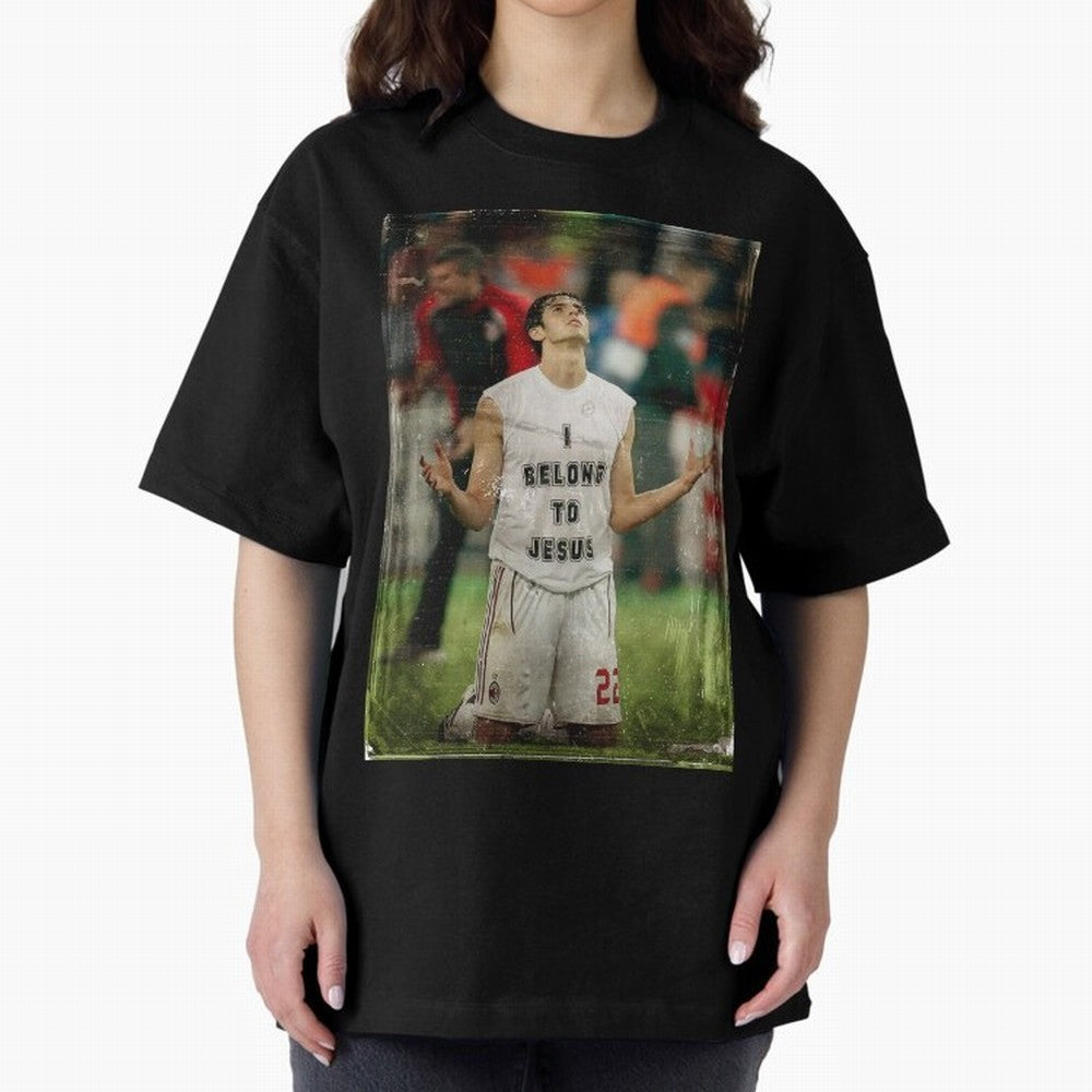 Ricardo Kaka Oversized T-Shirt Show Championship Spirit for Match Day Hype around FIFA World Cup 2026, Messi and Cristiano Ronaldo, Germany, Supporter Pride, Iconic Celebrations, Legendary Names and Global Match Day Energy; Great for Watch Parties,