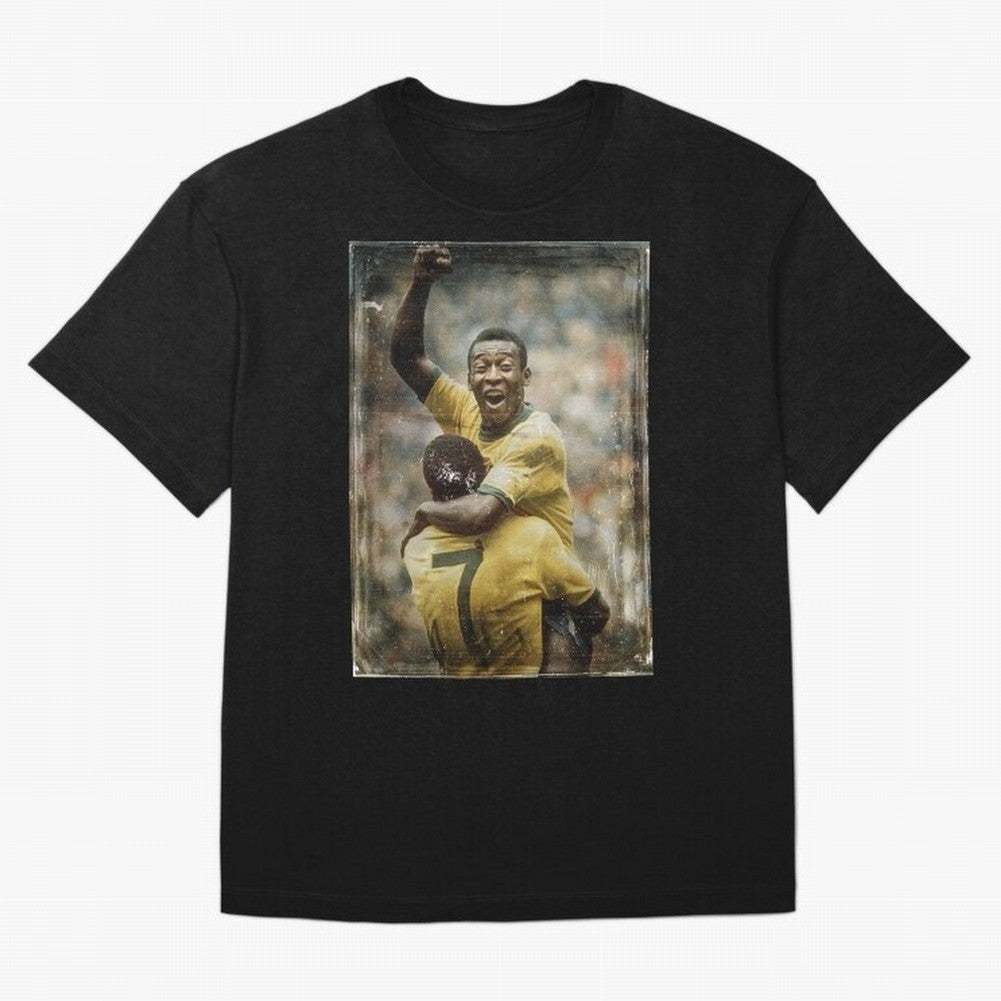 Pele Celebration Vintage Oversized T-Shirt Celebrate the Biggest Stage of Match Day Hype around FIFA World Cup 2026 USA Canada Mexico, Messi, Neymar and Mbappe, England, Football Passion, Legendary Performances, Festival Vibes and Supporter