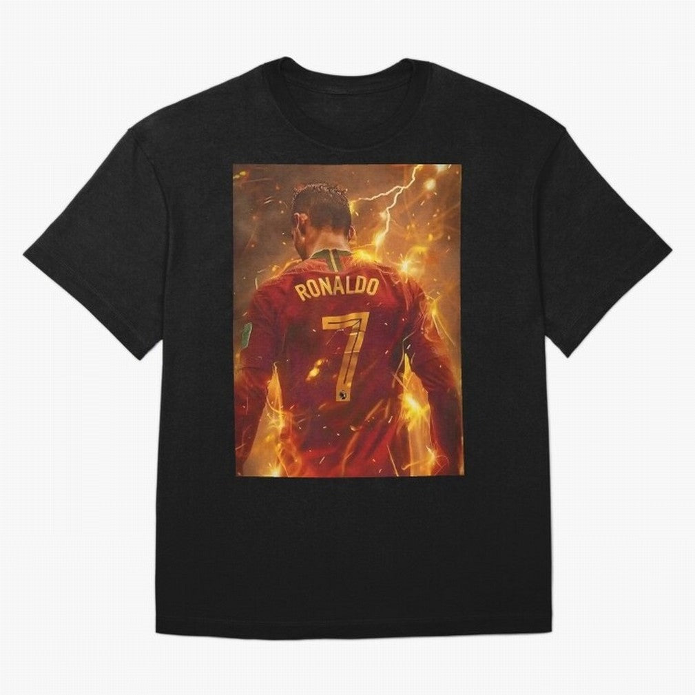 CR7 Christiano Ronaldo Oversized T-Shirt Show Your Love for FIFA World Cup 2026 USA Canada Mexico for Fans of Cristiano Ronaldo, Haaland and CR7 and Portugal, Bringing Worldwide Fan Energy, Dramatic Goals, Stadium Lights and Championship