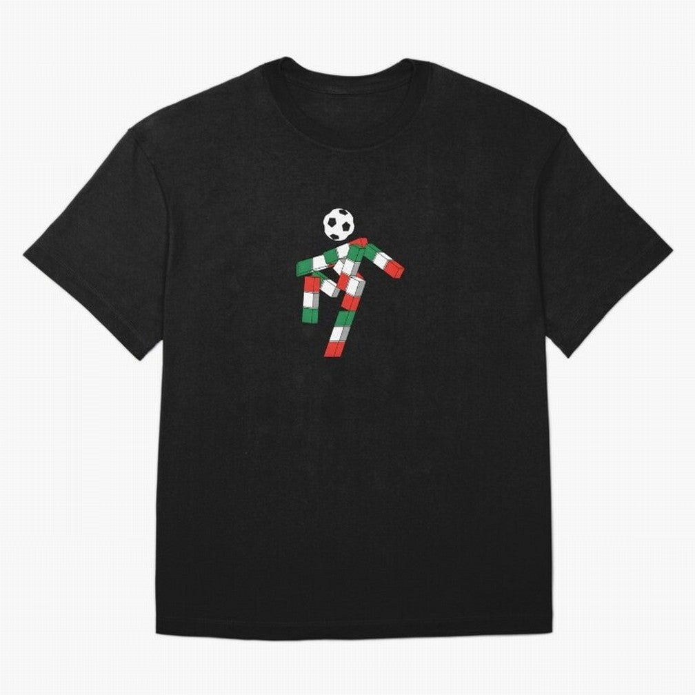Ciao - World Cup 90' Mascote Logo Oversized T-Shirt Represent Football Lovers during FIFA World Cup 2026 Built around Messi, Germany Energy, Tournament Hype, Historic Matchups, Family Viewing Parties and Global Sports Pride; Ideal for Football