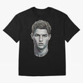Ronaldo drawing 2008 Oversized T-Shirt Feel the Heartbeat of FIFA World Cup 2026 Spirit, Filled with France and Portugal, Mbappe, Football History, Final Match Energy, Crowd Noise and Once in a Lifetime Moments; Great for Watch Parties, Sports