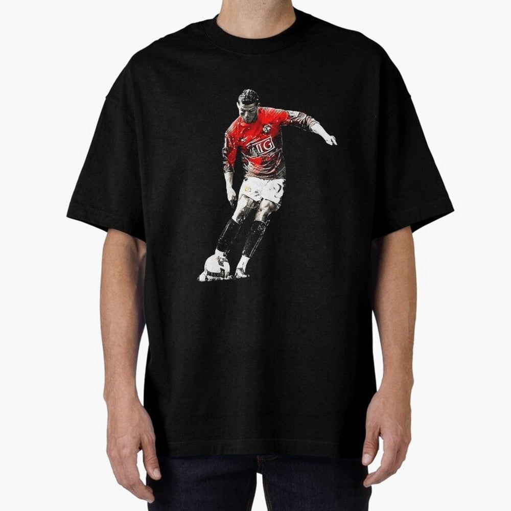 CR7 Artwork For Soccer Fans Gift For Football Lovers Oversized T-Shirt Bring Bold Fan Energy to the FIFA World Cup 2026 Group Stage Journey through Neymar, Haaland and Cristiano Ronaldo Highlights, Argentina and Brazil Pride, Stadium Memories,