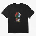 Messi Ronaldo Chit Chat Illustration Classic Oversized T-Shirt Feel International Energy from the FIFA World Cup 2026 Journey through Mbappe and Neymar Highlights, Netherlands Pride, Football Festival Excitement, Trophy Ambitions, Country Rivalries