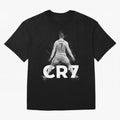 CR7 Ronaldo Celebration Artwork For Football Fans Gift For Soccer Enthusiasts Oversized T-Shirt Show Your Love for FIFA World Cup 2026 Spirit, Connected to Netherlands, Cristiano Ronaldo, Soccer Culture, Superstar Moments, National Team Dreams and