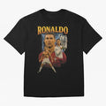 Ronaldo Champion Victory Design For Football Fans Gift For Soccer Supporters Oversized T-Shirt Celebrate the Stars of Global Football Passion for FIFA World Cup 2026 Group Stage, Driven by CR7 and Messi, Germany, Soccer Culture, Superstar Moments,