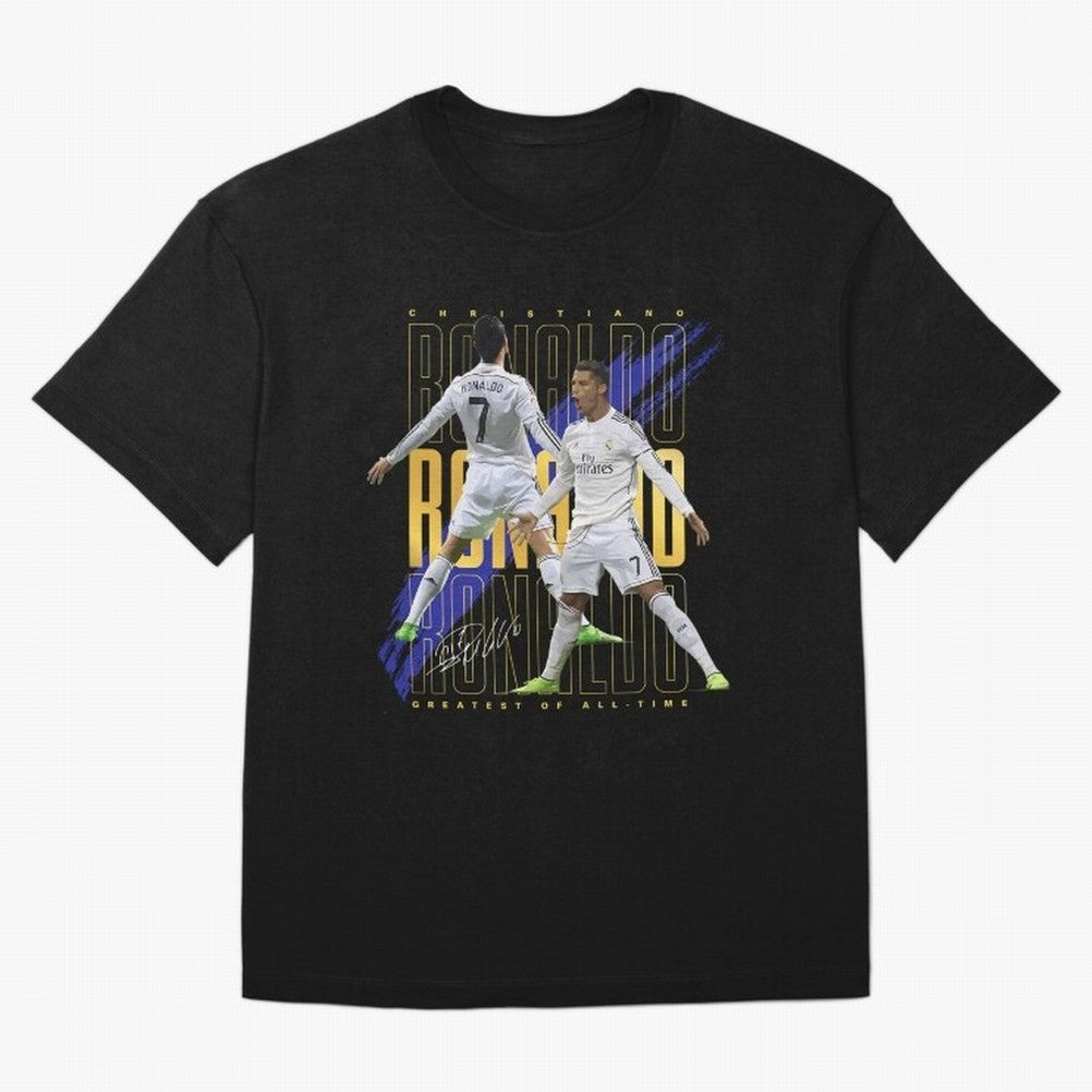 Ronaldo Soccer Legend Design For Football Fans Gift For Sports Enthusiasts Oversized T-Shirt Elevate Match Day Hype around FIFA World Cup 2026 Group Stage, Neymar, Argentina, Soccer Culture, Superstar Moments, National Team Dreams and Competitive
