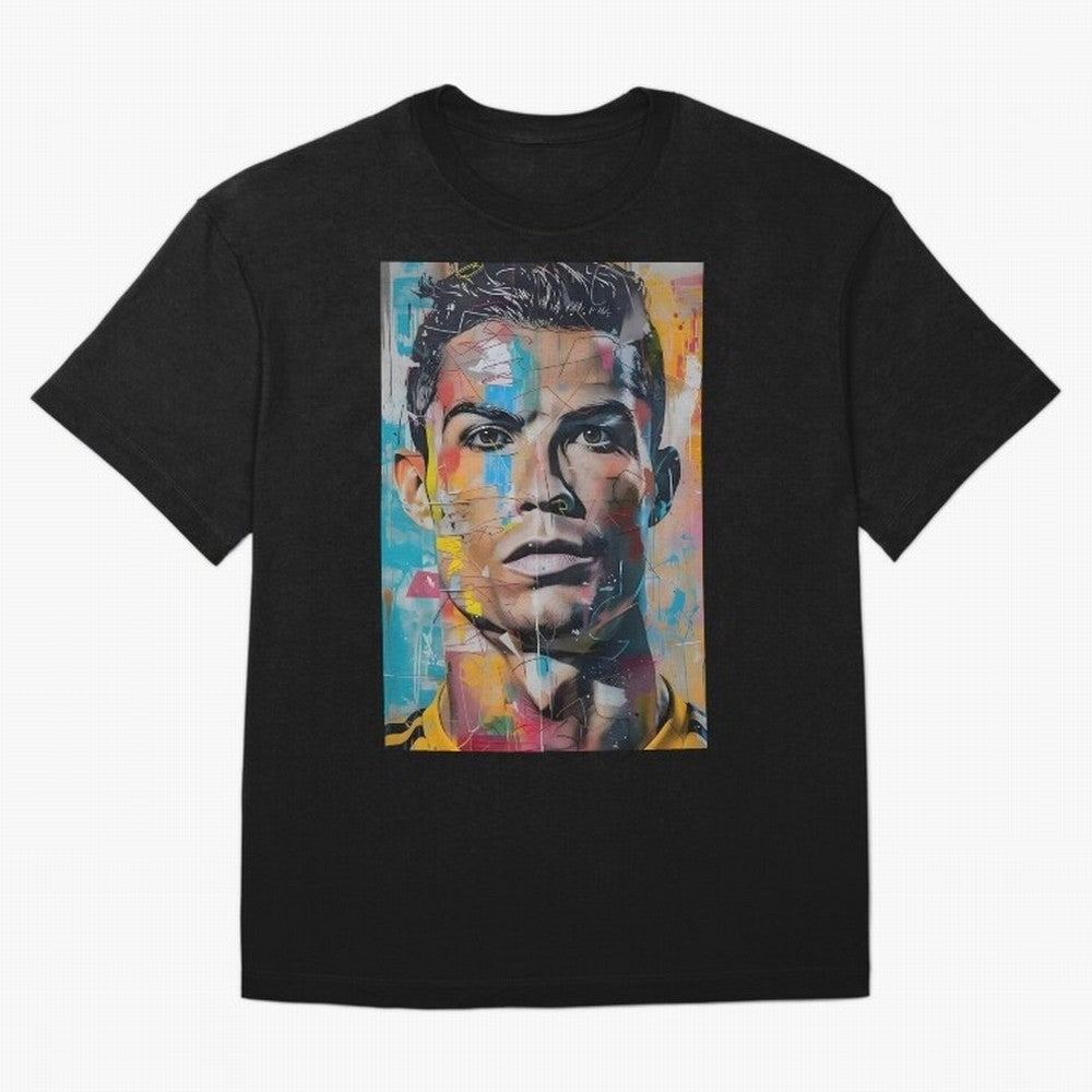 Christiano Ronaldo Oversized T-Shirt Cheer through Every Moment of Global Football Passion for FIFA World Cup 2026, Celebrating Neymar, Haaland and Cristiano Ronaldo, England and Germany, Global Supporter Spirit, Legendary Goals, National Colors