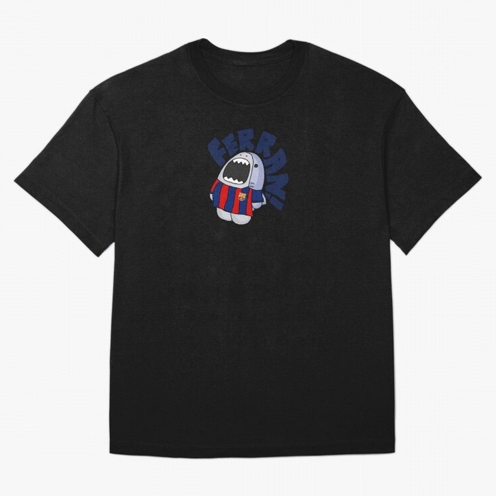 Ferran shark sticker Oversized T-Shirt Celebrate Fan Favorites in the FIFA World Cup 2026 Journey through Mbappe and Neymar Highlights, Argentina, France and Brazil Pride, Stadium Memories, Football Loyalty, International Chants and Championship