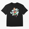 BACK TO SCHOOL - CARICATURE - CHRISTIANO - RONALDO Oversized T-Shirt Bring Match Day Fire to FIFA World Cup 2026 Spirit, Inspired by England, Haaland, Football Festival Excitement, Trophy Ambitions, Country Rivalries and Star Player Buzz; Ideal for