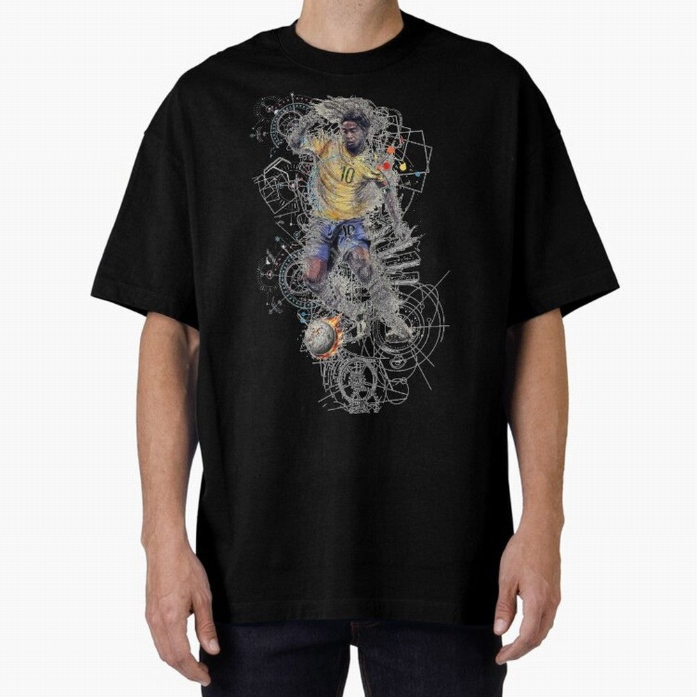 Ronaldo Football Playmaker Oversized T-Shirt Fuel the Hype around FIFA World Cup 2026 Connected to Neymar, Argentina and Brazil Energy, Tournament Hype, Historic Matchups, Family Viewing Parties and Global Sports Pride; Made for Die Hard