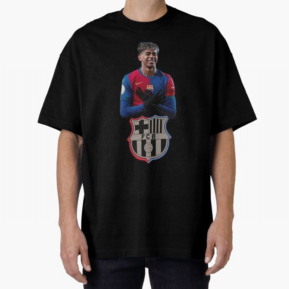 Lamine Oversized T-Shirt Make Every Match About Match Day Hype around FIFA World Cup 2026, CR7 and Messi, England and Germany, Match Day Excitement, Supporter Culture, Golden Goals and Global Football Passion; Great for Watch Parties, Sports Bars,